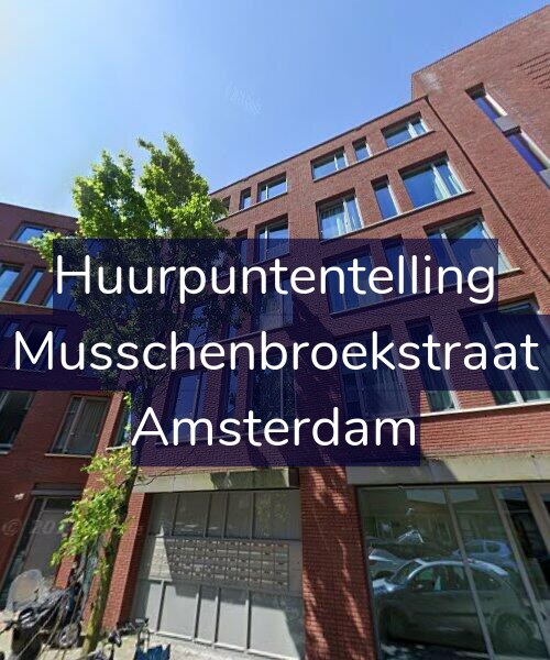 Foto gevel Huurpuntentelling voor Van Musschenbroekstraat 126, Amsterdam