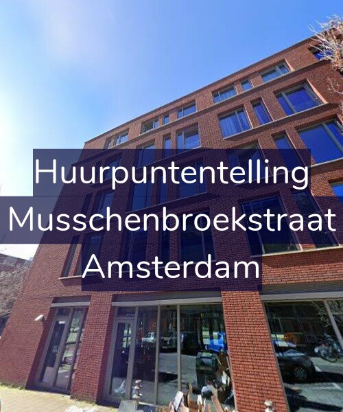 Foto gevel Huurpuntentelling voor Van Musschenbroekstraat 104, Amsterdam