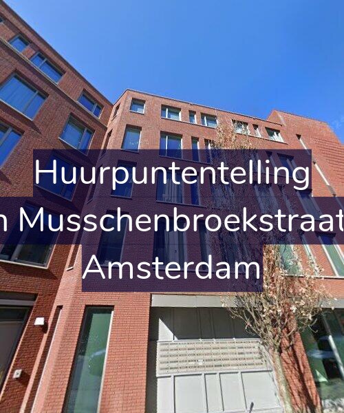 Foto gevel Huurpuntentelling voor Van Musschenbroekstraat 66, Amsterdam