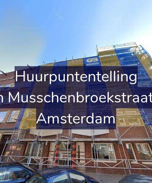 Foto gevel Huurpuntentelling voor Van Musschenbroekstraat 59, Amsterdam