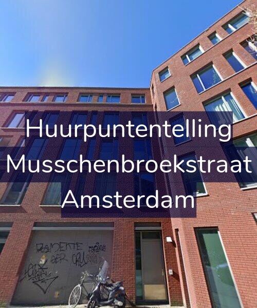 Foto gevel Huurpuntentelling voor Van Musschenbroekstraat 112, Amsterdam