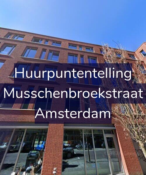 Foto gevel Huurpuntentelling voor Van Musschenbroekstraat 140, Amsterdam