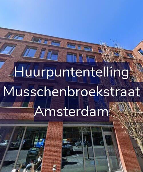 Foto gevel Huurpuntentelling voor Van Musschenbroekstraat 110, Amsterdam