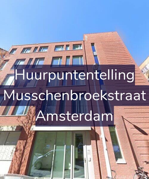 Foto gevel Huurpuntentelling voor Van Musschenbroekstraat 150, Amsterdam