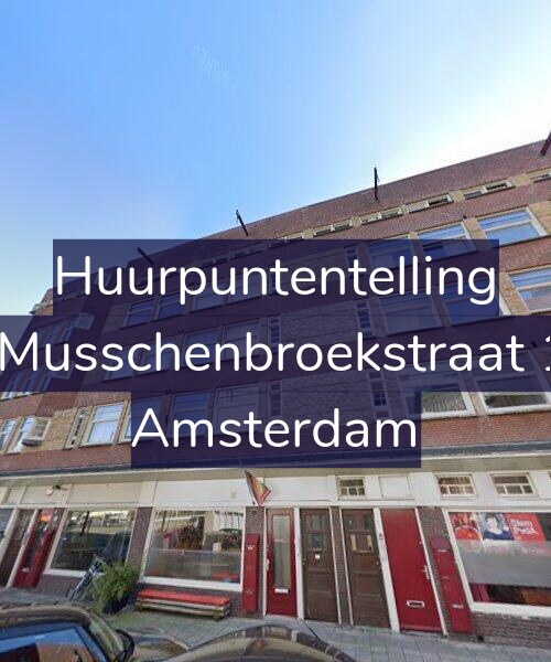 Foto gevel Huurpuntentelling voor Van Musschenbroekstraat 1-A2, Amsterdam