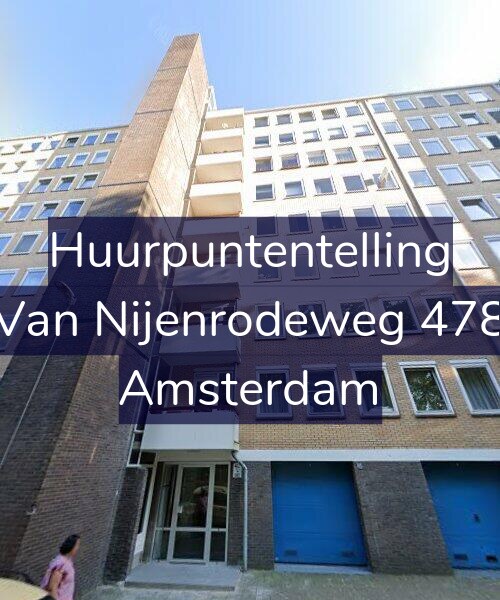 Foto gevel Huurpuntentelling voor Van Nijenrodeweg 478, Amsterdam