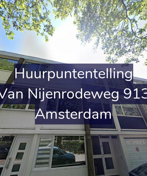 Foto gevel Huurpuntentelling voor Van Nijenrodeweg 913, Amsterdam
