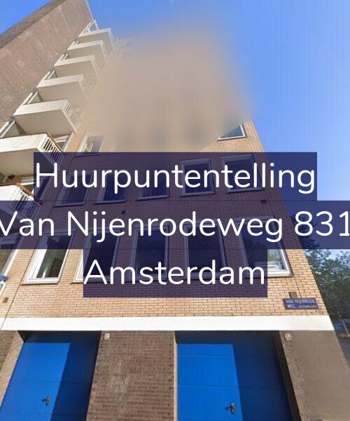 Foto gevel Huurpuntentelling voor Van Nijenrodeweg 831, Amsterdam