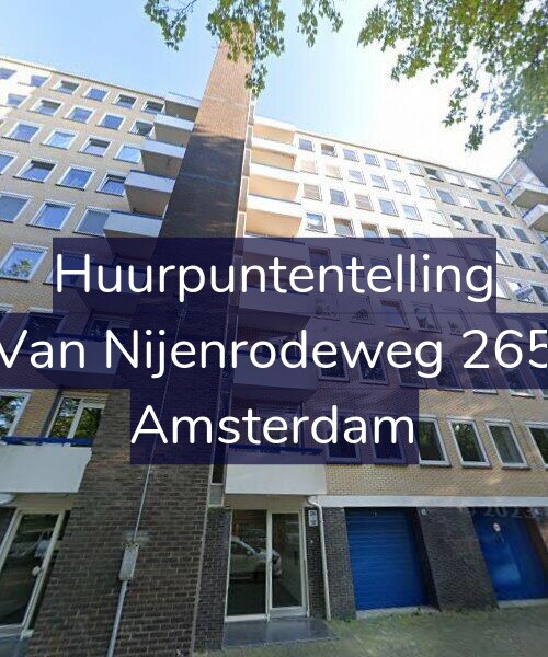 Foto gevel Huurpuntentelling voor Van Nijenrodeweg 265, Amsterdam