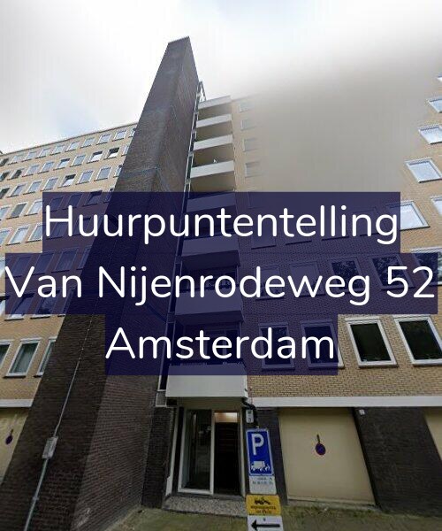 Foto gevel Huurpuntentelling voor Van Nijenrodeweg 52, Amsterdam