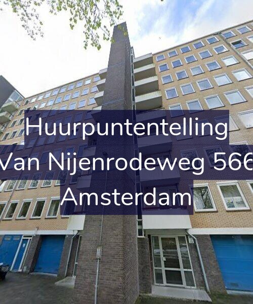 Foto gevel Huurpuntentelling voor Van Nijenrodeweg 566, Amsterdam