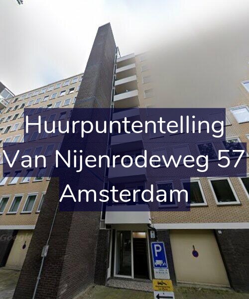 Foto gevel Huurpuntentelling voor Van Nijenrodeweg 57, Amsterdam