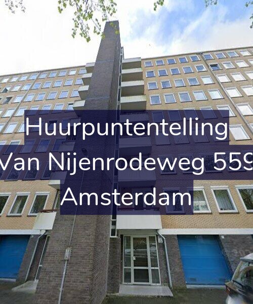 Foto gevel Huurpuntentelling voor Van Nijenrodeweg 559, Amsterdam