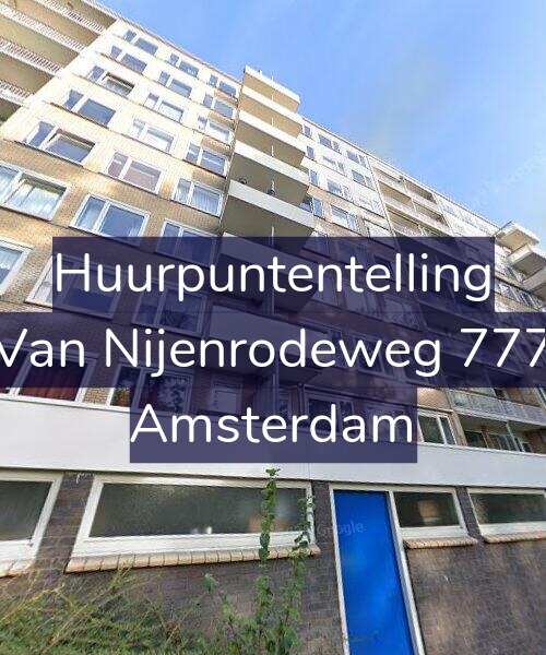 Foto gevel Huurpuntentelling voor Van Nijenrodeweg 777, Amsterdam