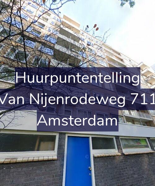 Foto gevel Huurpuntentelling voor Van Nijenrodeweg 711, Amsterdam