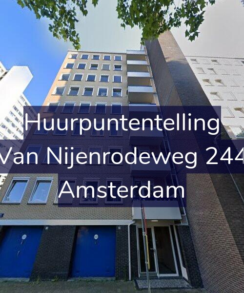 Foto gevel Huurpuntentelling voor Van Nijenrodeweg 244, Amsterdam