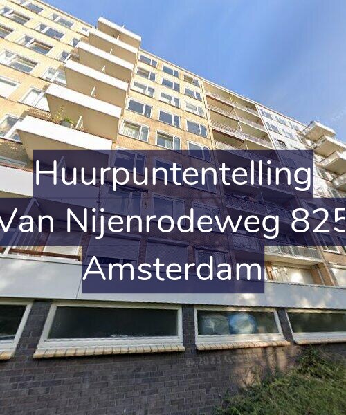 Foto gevel Huurpuntentelling voor Van Nijenrodeweg 825, Amsterdam