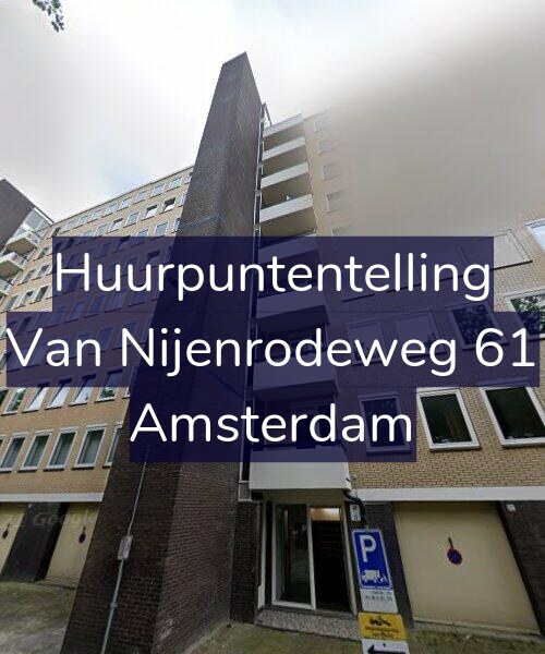 Foto gevel Huurpuntentelling voor Van Nijenrodeweg 61, Amsterdam