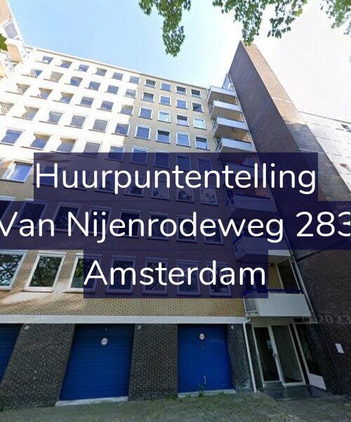Foto gevel Huurpuntentelling voor Van Nijenrodeweg 283, Amsterdam