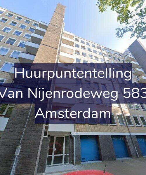 Foto gevel Huurpuntentelling voor Van Nijenrodeweg 583, Amsterdam