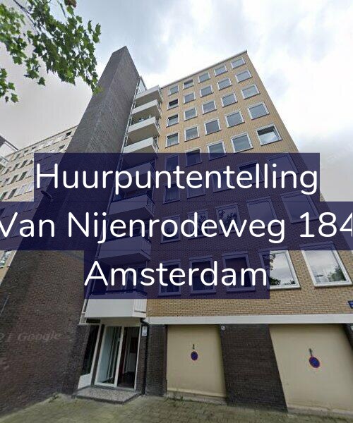 Foto gevel Huurpuntentelling voor Van Nijenrodeweg 184, Amsterdam