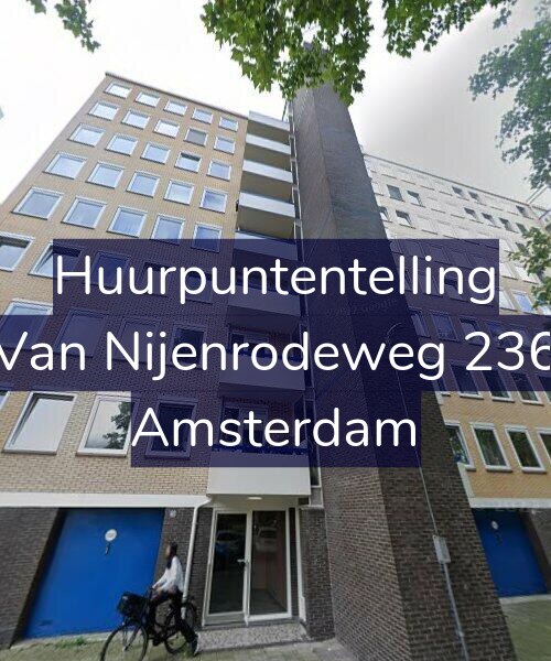 Foto gevel Huurpuntentelling voor Van Nijenrodeweg 236, Amsterdam