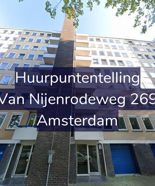 Foto gevel Huurpuntentelling voor Van Nijenrodeweg 269, Amsterdam