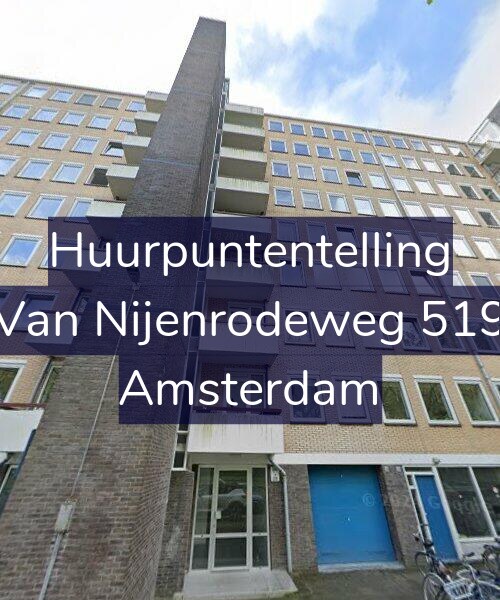 Foto gevel Huurpuntentelling voor Van Nijenrodeweg 519, Amsterdam