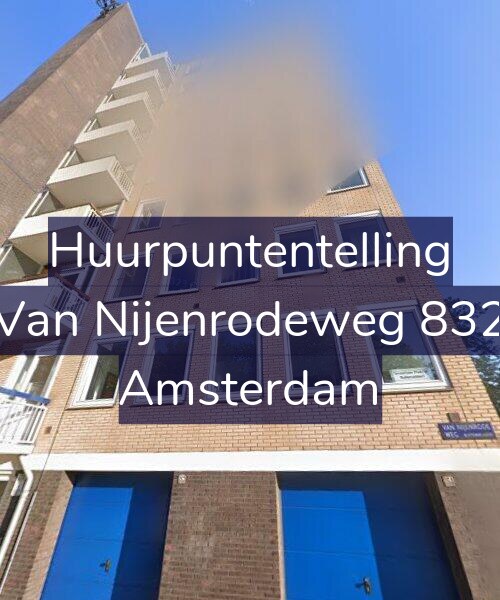 Foto gevel Huurpuntentelling voor Van Nijenrodeweg 832, Amsterdam