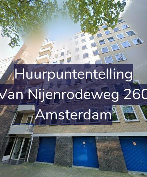 Foto gevel Huurpuntentelling voor Van Nijenrodeweg 260, Amsterdam