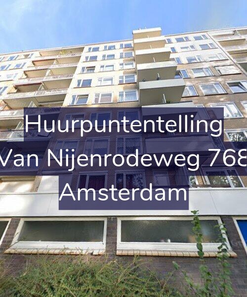 Foto gevel Huurpuntentelling voor Van Nijenrodeweg 768, Amsterdam