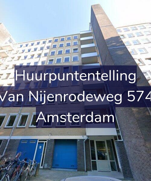 Foto gevel Huurpuntentelling voor Van Nijenrodeweg 574, Amsterdam