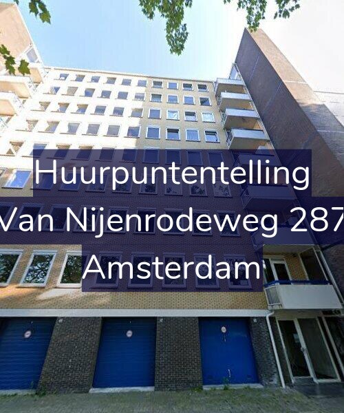 Foto gevel Huurpuntentelling voor Van Nijenrodeweg 287, Amsterdam