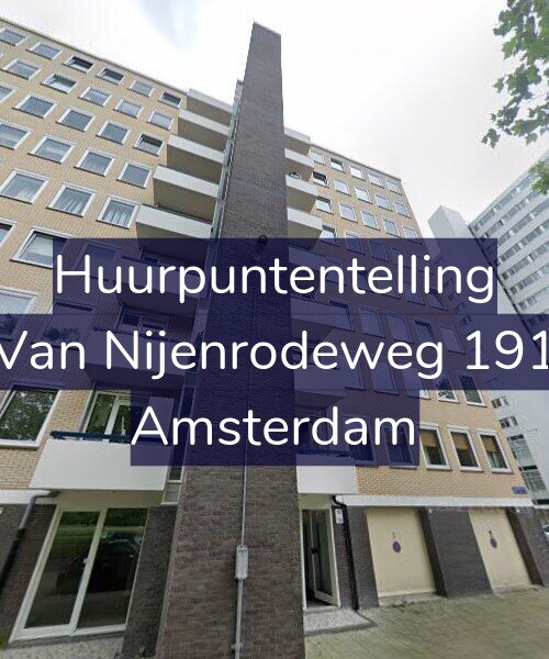 Foto gevel Huurpuntentelling voor Van Nijenrodeweg 191, Amsterdam
