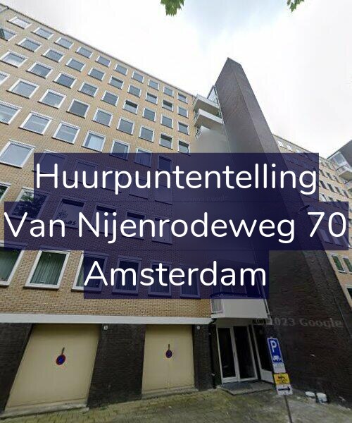 Foto gevel Huurpuntentelling voor Van Nijenrodeweg 70, Amsterdam
