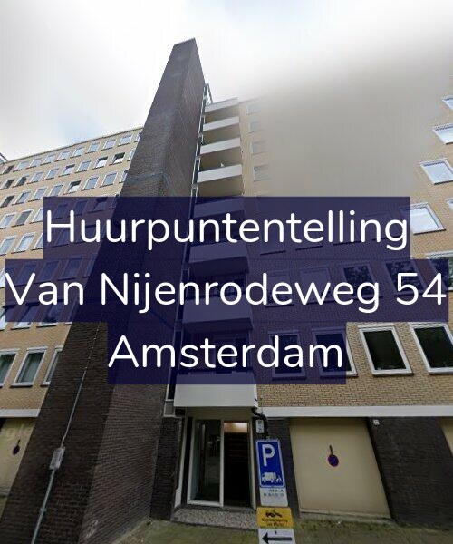 Foto gevel Huurpuntentelling voor Van Nijenrodeweg 54, Amsterdam