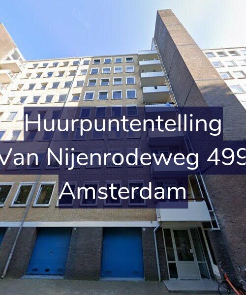 Foto gevel Huurpuntentelling voor Van Nijenrodeweg 499, Amsterdam