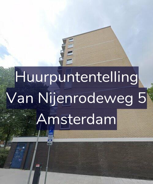Foto gevel Huurpuntentelling voor Van Nijenrodeweg 5, Amsterdam