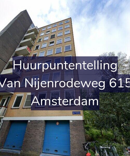 Foto gevel Huurpuntentelling voor Van Nijenrodeweg 615, Amsterdam