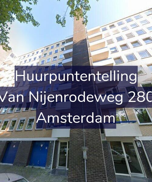 Foto gevel Huurpuntentelling voor Van Nijenrodeweg 280, Amsterdam