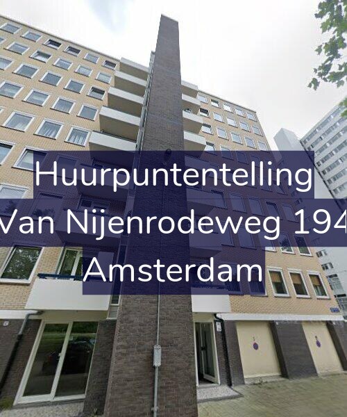 Foto gevel Huurpuntentelling voor Van Nijenrodeweg 194, Amsterdam