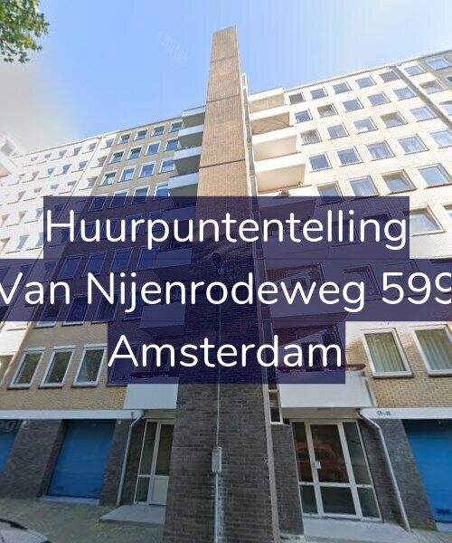 Foto gevel Huurpuntentelling voor Van Nijenrodeweg 599, Amsterdam