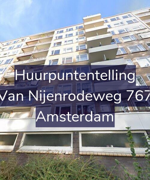Foto gevel Huurpuntentelling voor Van Nijenrodeweg 767, Amsterdam