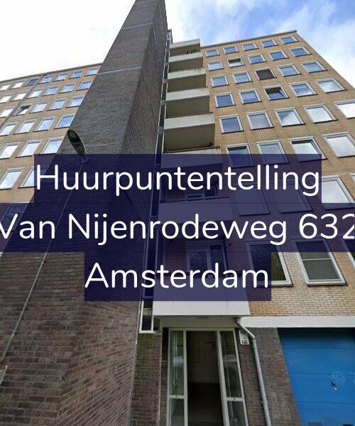 Foto gevel Huurpuntentelling voor Van Nijenrodeweg 632, Amsterdam