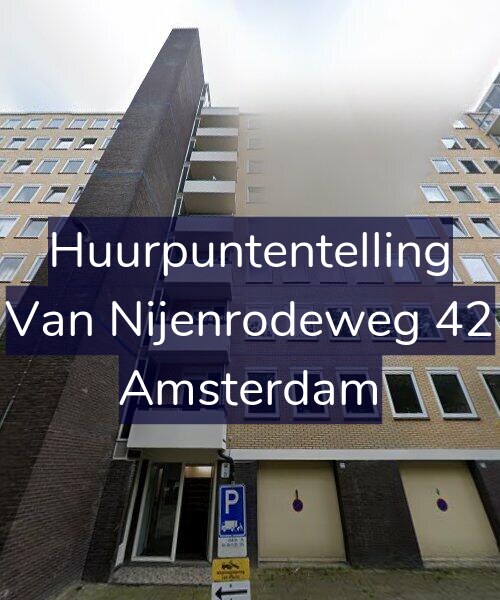 Foto gevel Huurpuntentelling voor Van Nijenrodeweg 42, Amsterdam