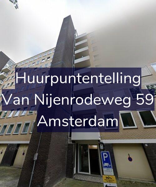 Foto gevel Huurpuntentelling voor Van Nijenrodeweg 59, Amsterdam