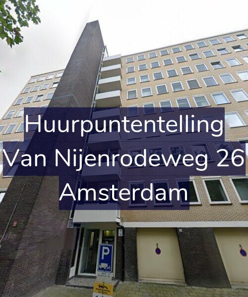 Foto gevel Huurpuntentelling voor Van Nijenrodeweg 26, Amsterdam