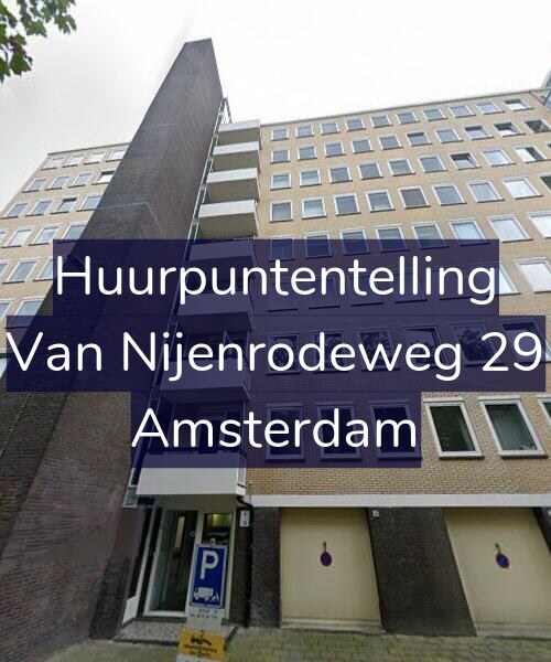 Foto gevel Huurpuntentelling voor Van Nijenrodeweg 29, Amsterdam