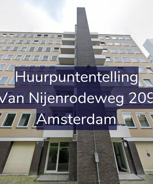 Foto gevel Huurpuntentelling voor Van Nijenrodeweg 209, Amsterdam
