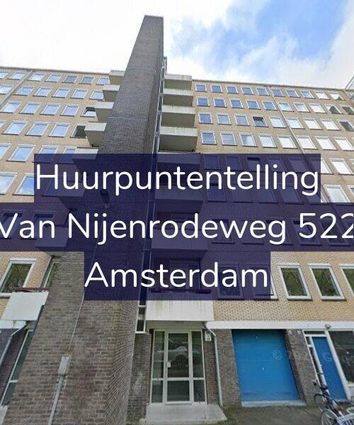 Foto gevel Huurpuntentelling voor Van Nijenrodeweg 522, Amsterdam